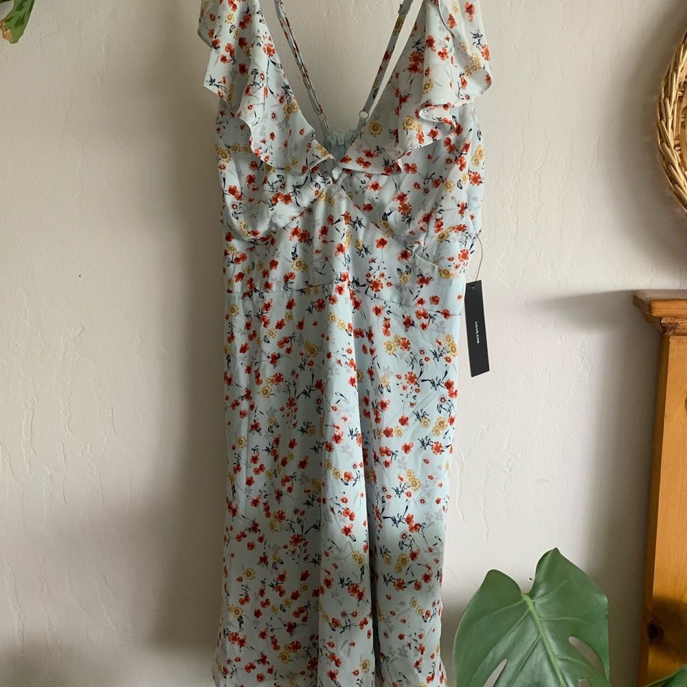 floral dainty lulu dress🤍🌼